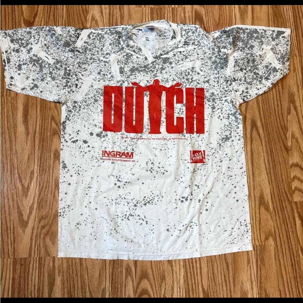 Vintage Dutch Movie Promo T-Shirt Size Large Twentieth Century Fox - rare!
